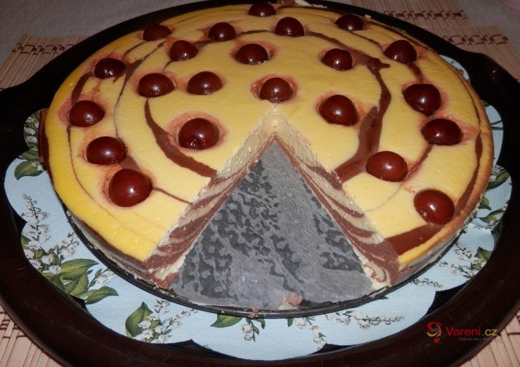 Fitness tvarohový dort - fotografie 2