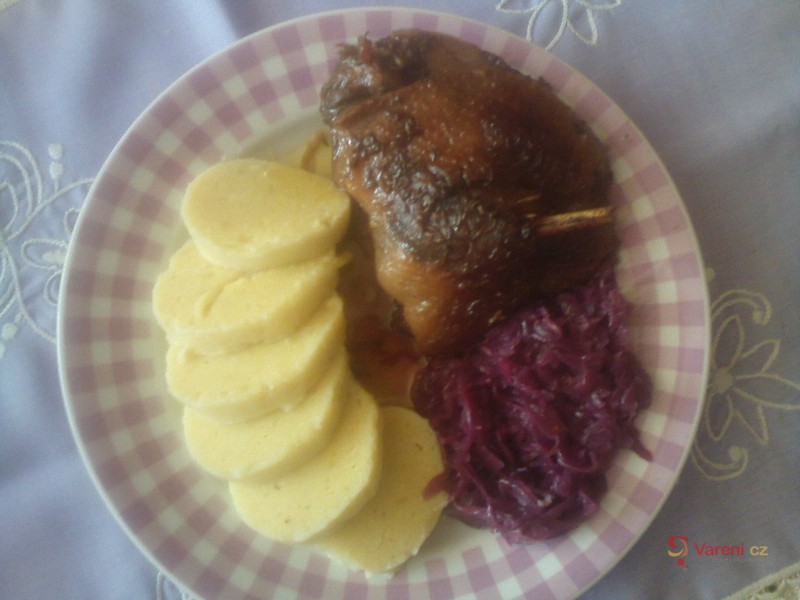 Husa pečená na kmínu - fotografie 2