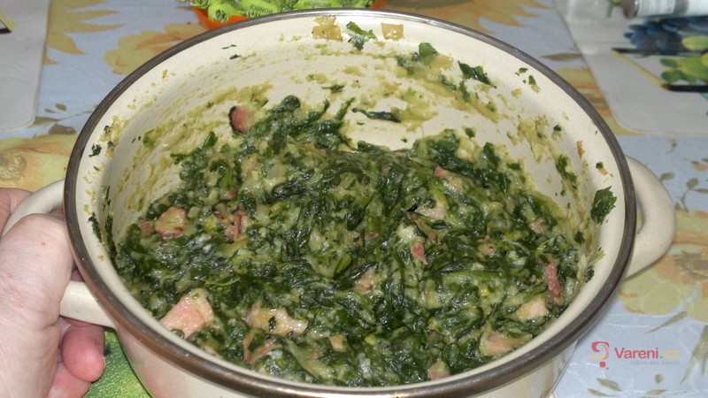 Palačinky zapečené se špenátem  - fotografie 2