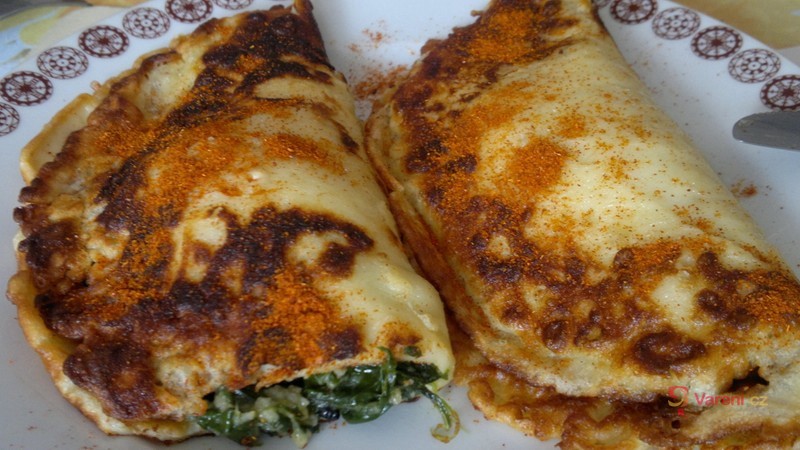 Palačinky zapečené se špenátem  - fotografie 3