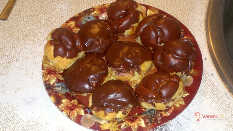 Věnečky z odpalovaného těsta - fotografie 3