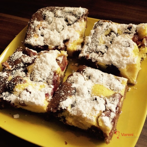 Tvarohové řezy s třešněmi - fotografie 3