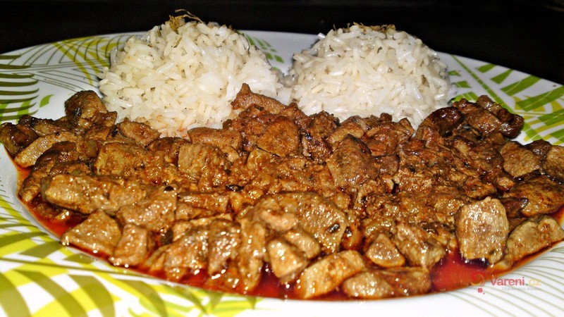 Restovaná vepřová játra na maďarský způsob - fotografie 2