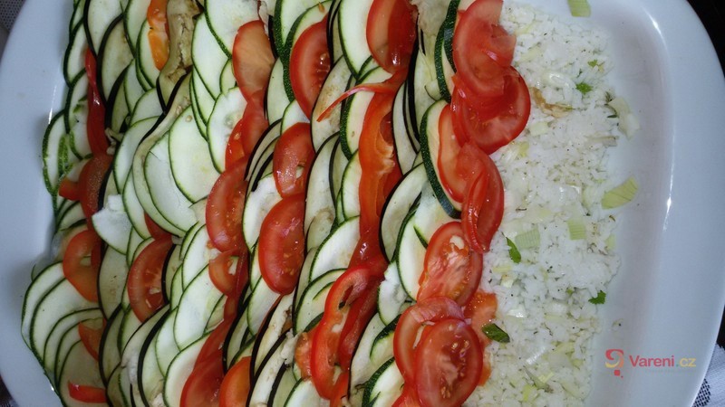 Tian provencal - gratinovaná zelenina s rýží - fotografie 2