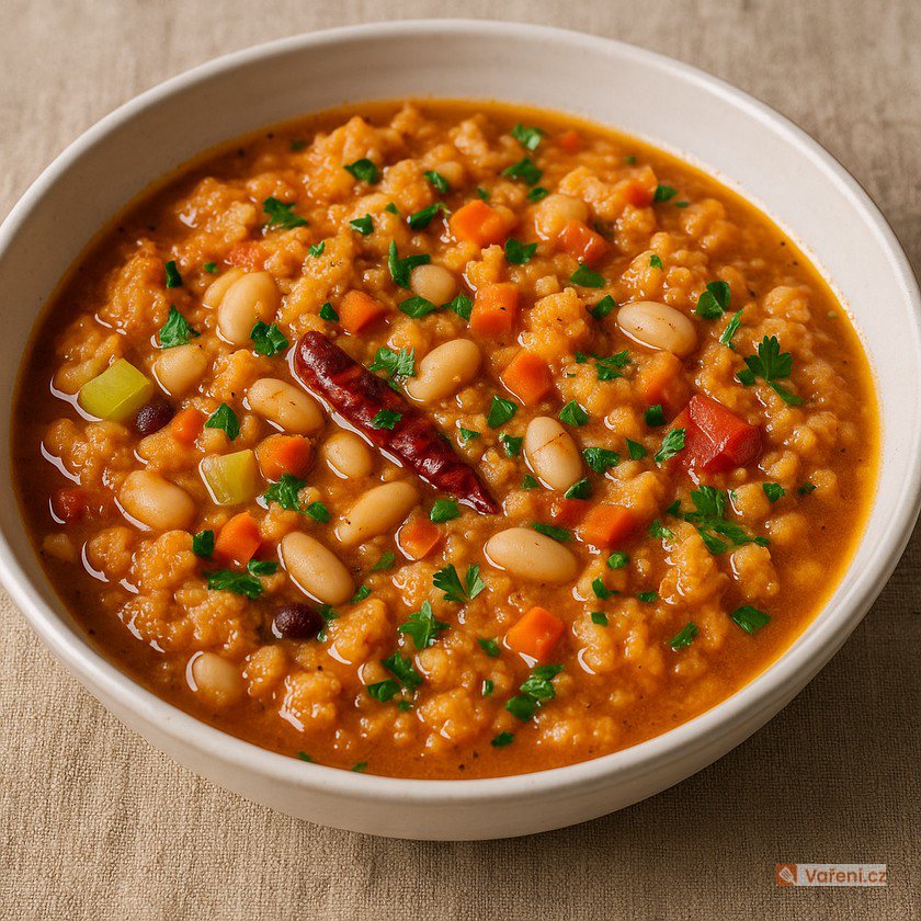 Vydatná fazolová polévka