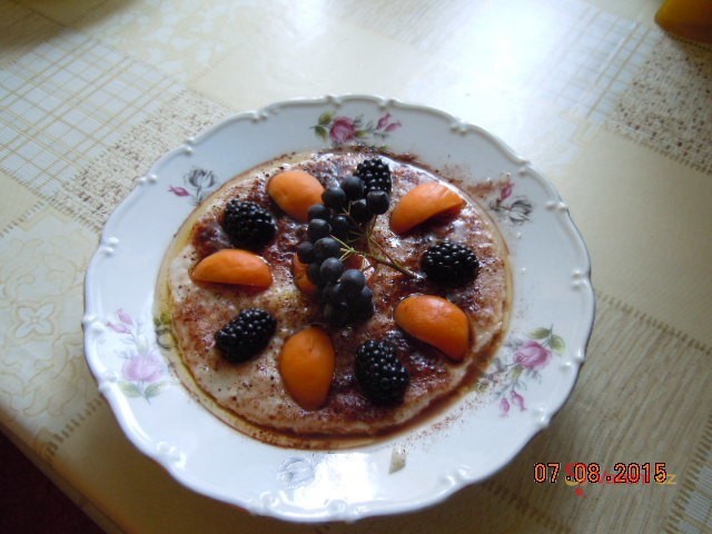 Ovesná kaše s krupicí - fotografie 2