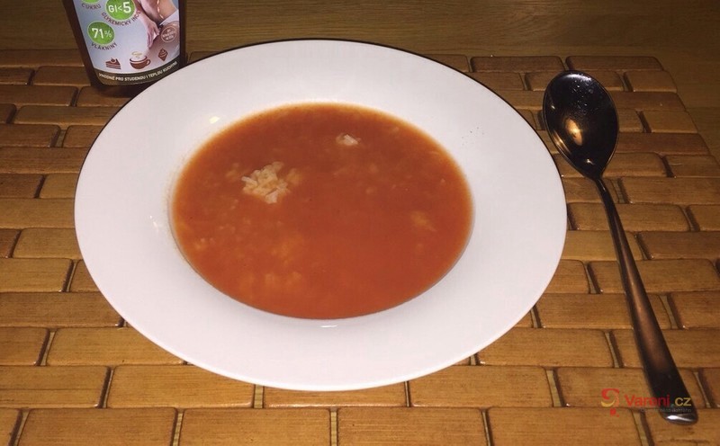 Rajská polévka s čekankovým sirupem