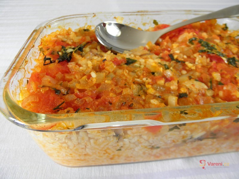 Rajčatová rýže s krůtím masem - fotografie 2