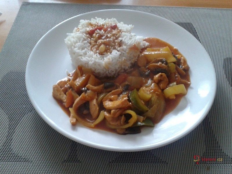 Kuřecí čína s jasmínovou rýží - fotografie 2