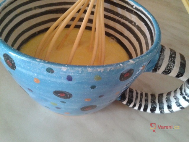 Studený jablečný dort s piškoty - fotografie 3