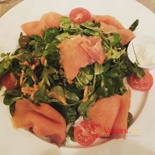 Polníček se žampiony a uzeným lososem - fotografie 2