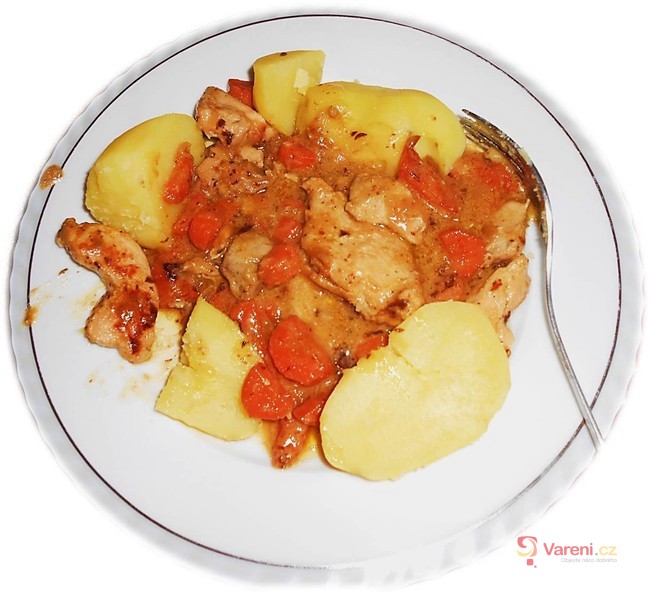 Kuřecí maso v mrkvi - fotografie 2