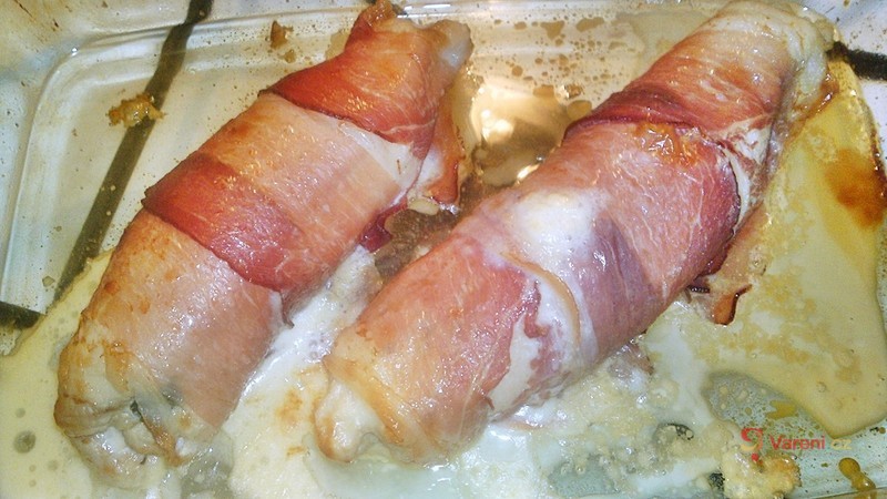 Krůtí prsa plněná fetou a špenátem - fotografie 3