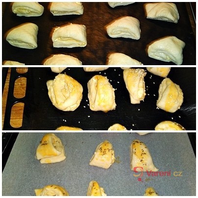 Slané kynuté trojúhelníky se semínky - fotografie 4