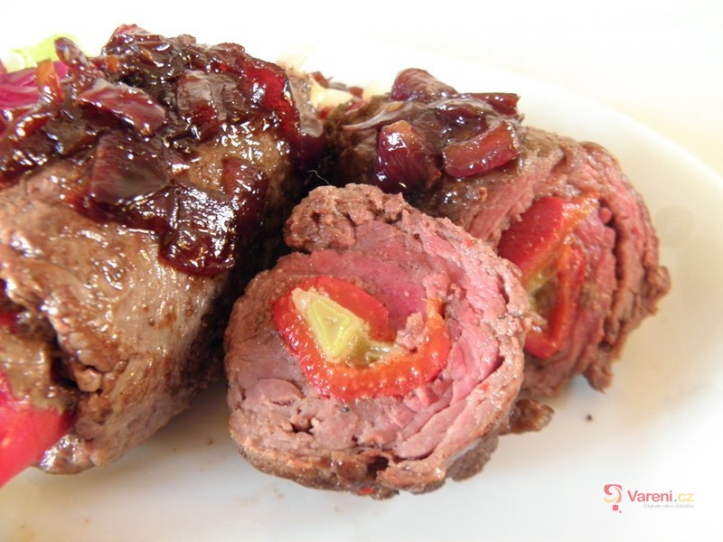 Plněné rolky z flank steaku - fotografie 2