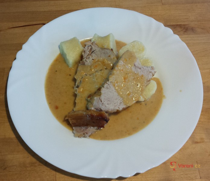 Vepřová pečeně na smetaně - fotografie 2