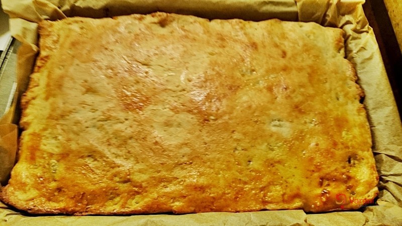 Slaný bramborový koláč plněný mletým masem - fotografie 2