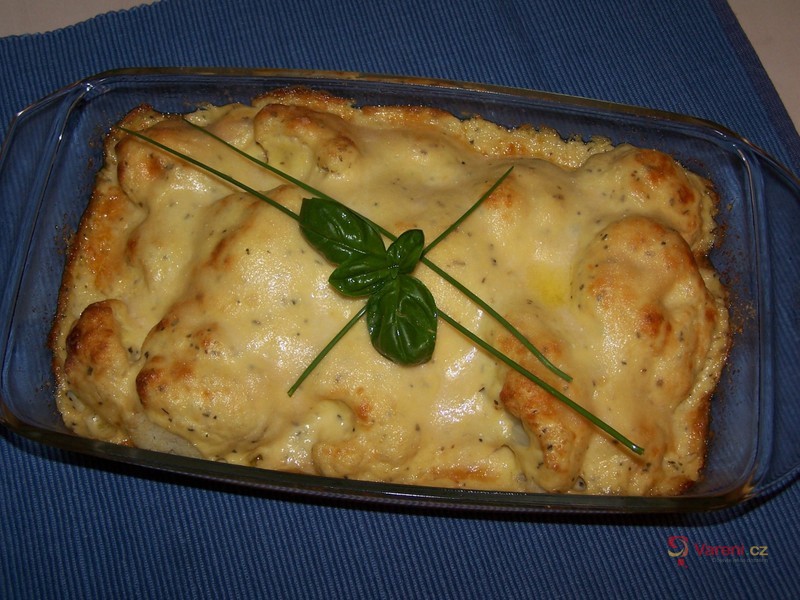 Smetanový zapečený květák - fotografie 2