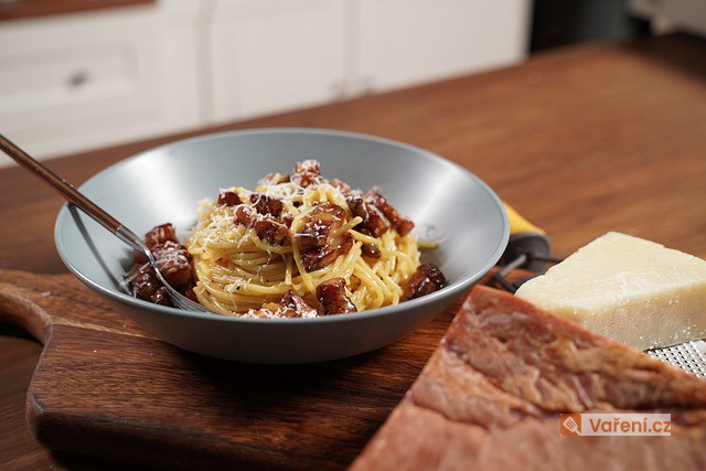 Těstoviny Carbonara po našem
