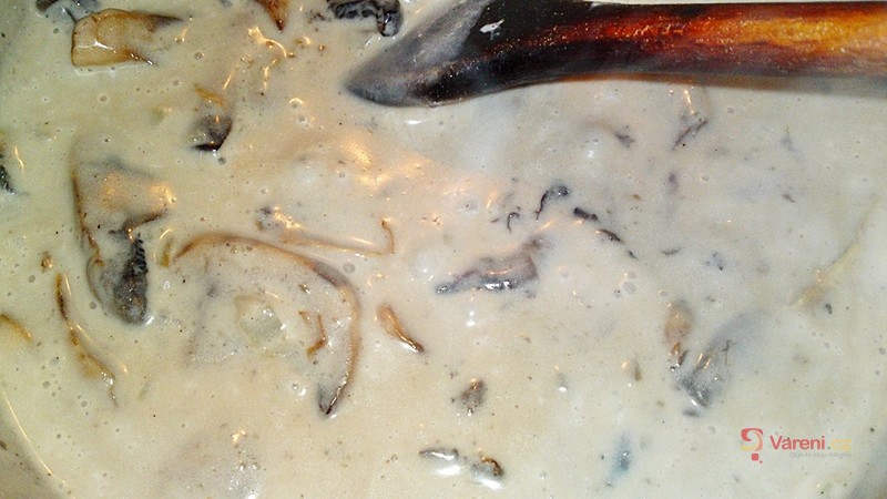 Domácí špenátové gnocchi se žampionovou omáčkou - fotografie 3