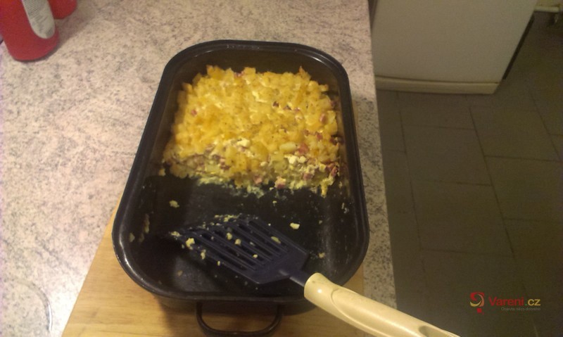 Francouzské brambory s uzeninou - fotografie 2