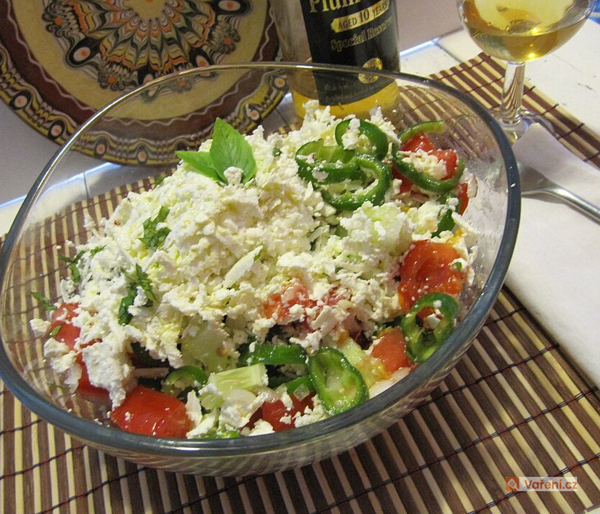 Pravý bulharský šopský salát