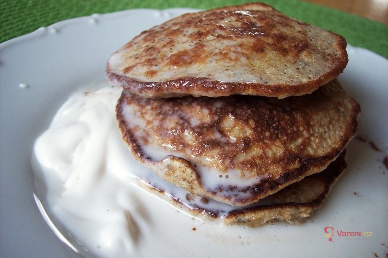 Banánové lívance s mozzarellou - fotografie 2