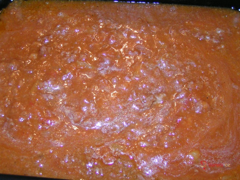 Těstoviny zapečené s lečem - fotografie 5