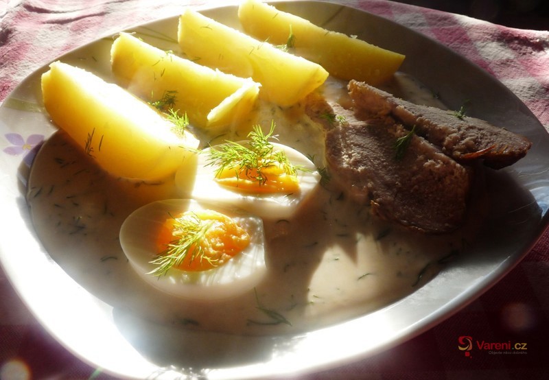 Koprová smetanová omáčka - fotografie 2