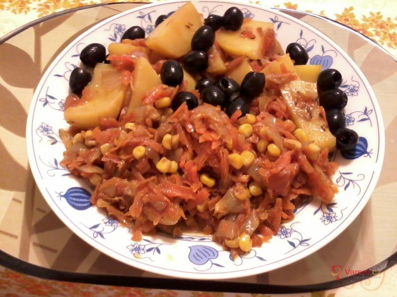 Dušená mrkev s kuřecím masem - fotografie 2