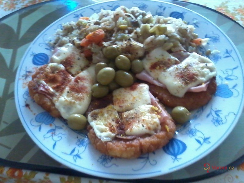 Květákové placičky se sýrem - fotografie 4