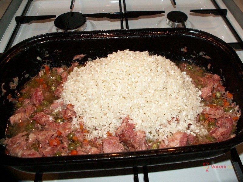 Vepřové rizoto se zeleninou - fotografie 3