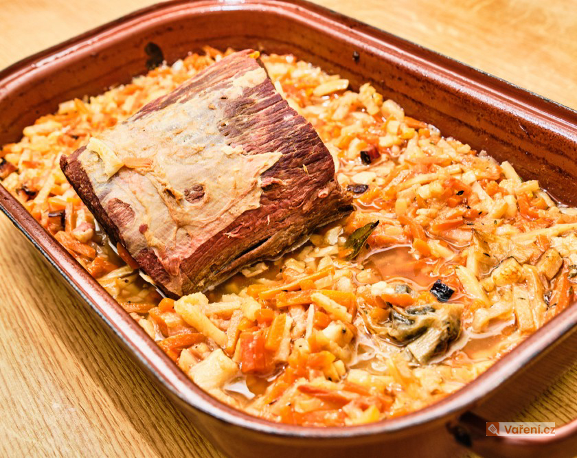 Zelenina na svíčkovou