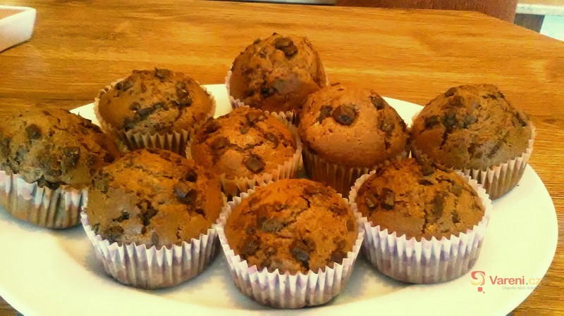 Mufiny s čokoládou - fotografie 4