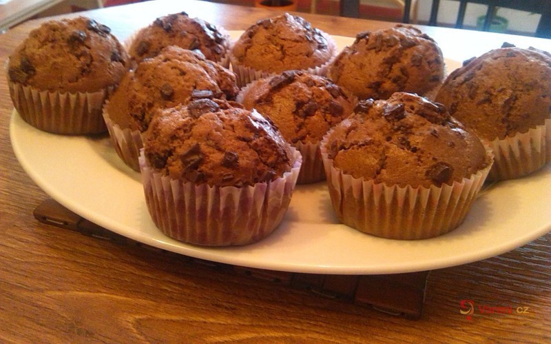 Mufiny s čokoládou - fotografie 3