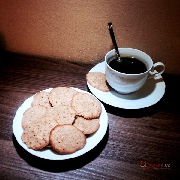 Sušenky s ovesnými vločkami a kokosem, bez mléka - fotografie 2