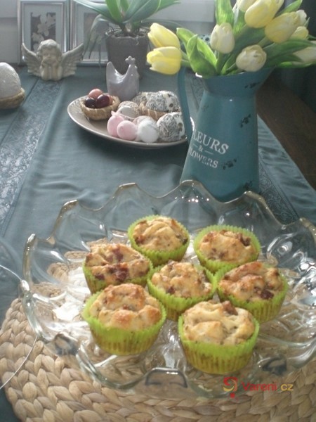 Velikonoční muffiny s uzeným masem - fotografie 2