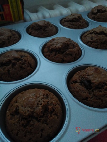 Muffiny s hořkou čokoládou - fotografie 2