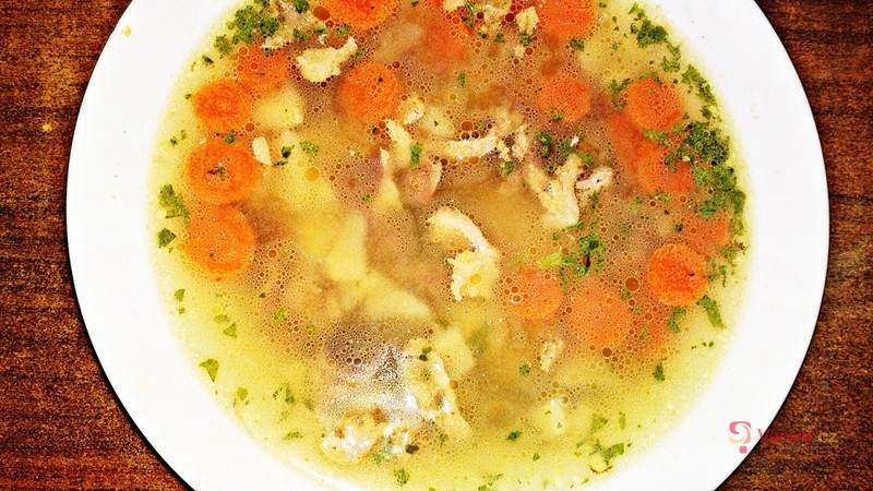Polévka z kohoutích drobů - fotografie 2