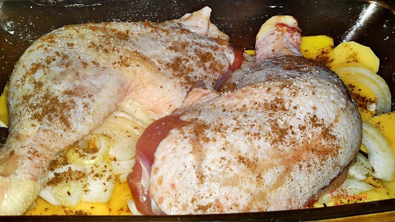 Kuřecí stehna na šlehačce - fotografie 5