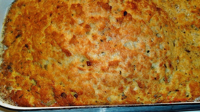 Pečená nádivka s kuřecími játry - fotografie 3