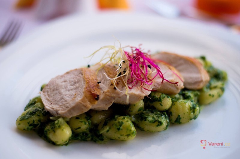 Špenátové gnocchi se smetanou - fotografie 2