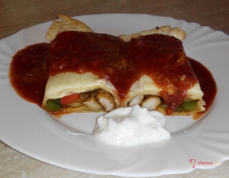 Kuřecí fajitas se salsou - fotografie 2