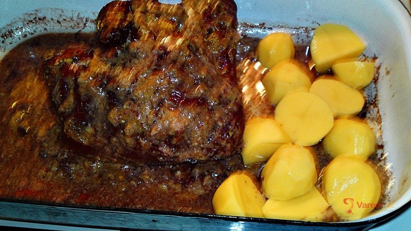 Švédské pečené uzené koleno - fotografie 4