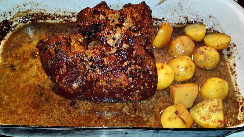 Švédské pečené uzené koleno - fotografie 3