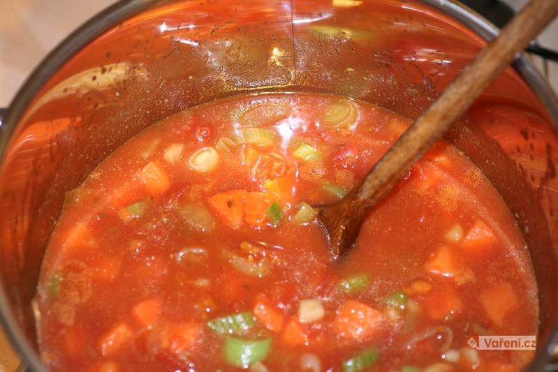 Silná zeleninová polévka