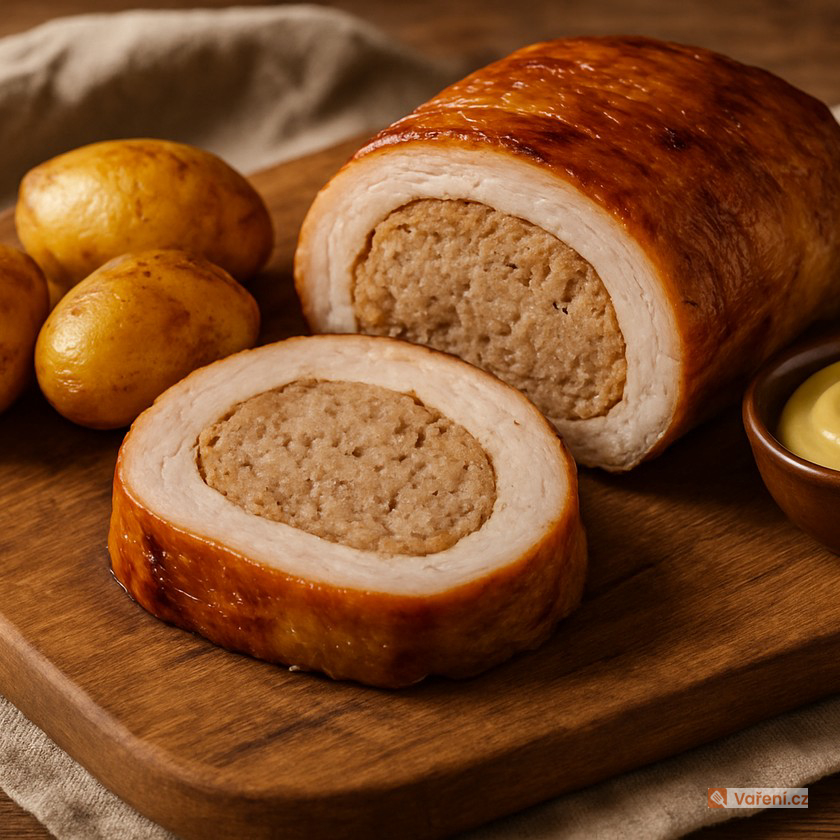 Novoroční pečená rolka