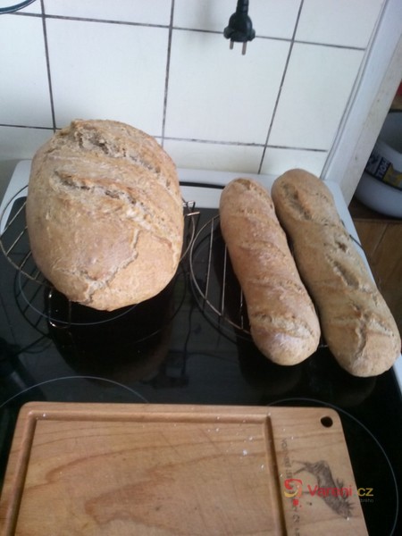 Domácí chléb z běžné trouby - fotografie 2