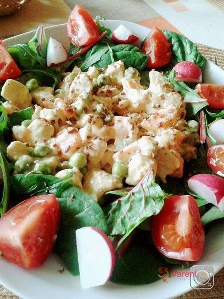 Kuřecí kari salát - fotografie 2