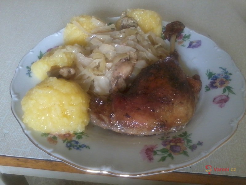 Kachní stehna s rýží a houbami - fotografie 2
